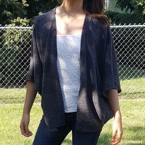 NWT Simplicity Soft Grey Batwing Cardigan